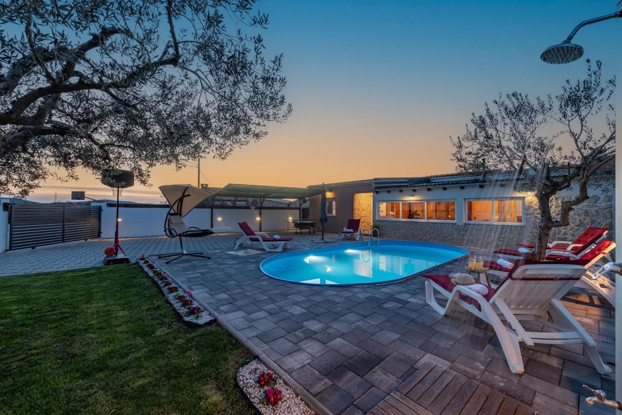 Villa Luma Zadarvillas Gorica  Buitenkant foto