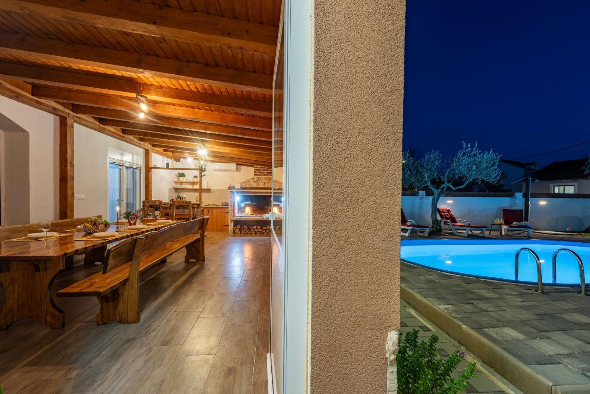 Villa Luma Zadarvillas Gorica  Buitenkant foto